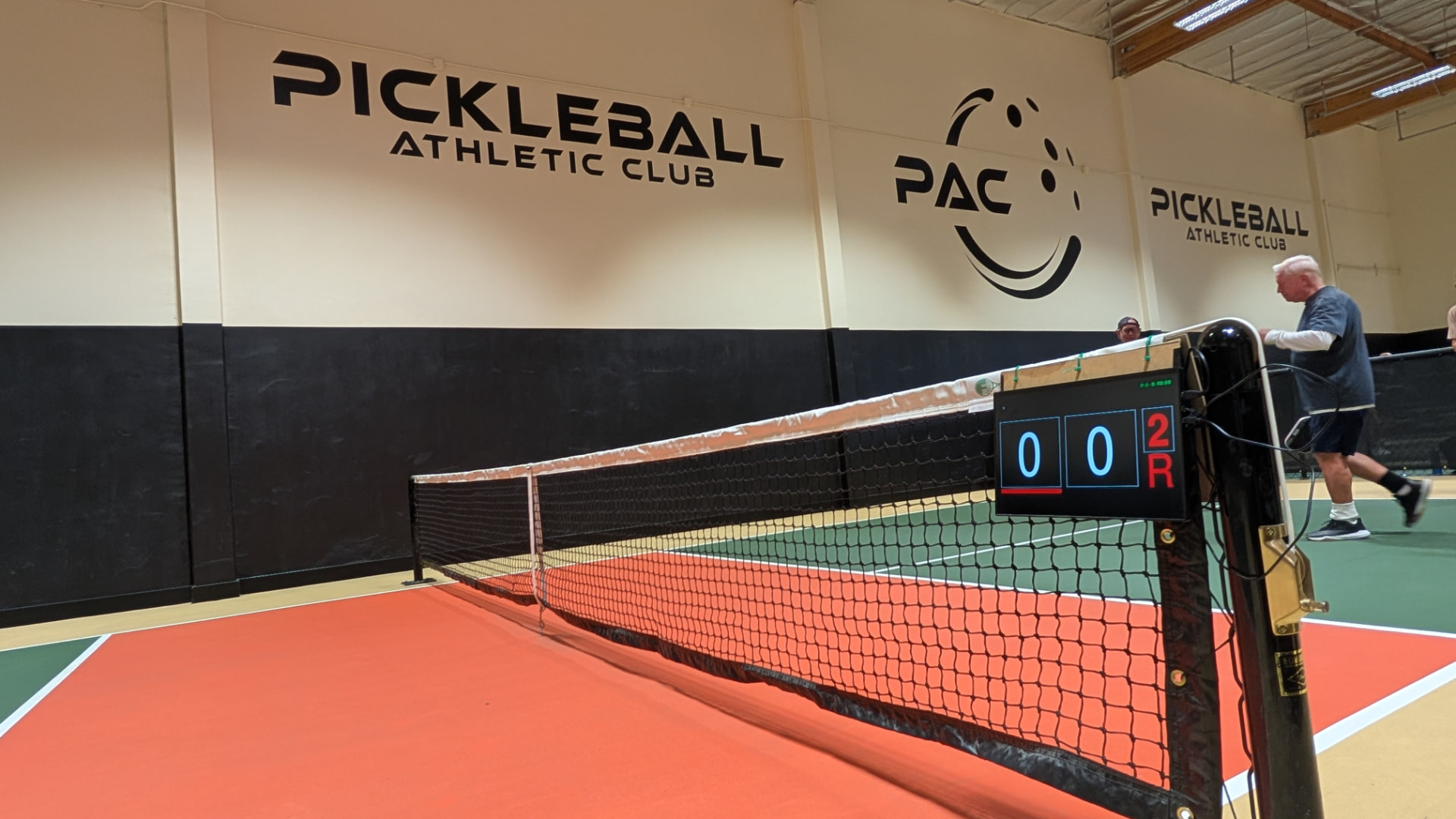 DIPSY digital scoreboard at Pickleball Athletic Club